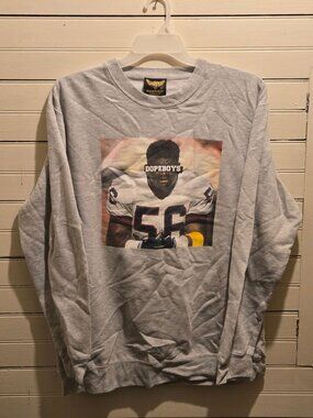 Exclusive Game Sweatshirt Mens XL Gray Taylor 56 Football Graphic Crewneck
